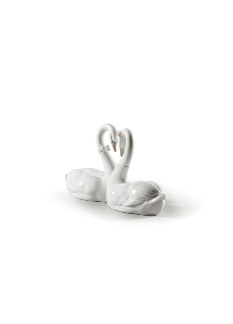 Figura cisnes Corazón blanco en Lladró