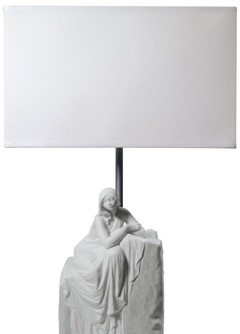 Meditating Woman I Table Lamp (UK) in Lladró