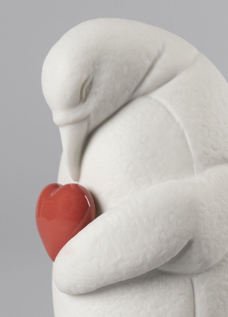 Colby-Protective Penguin Figurine in Lladró