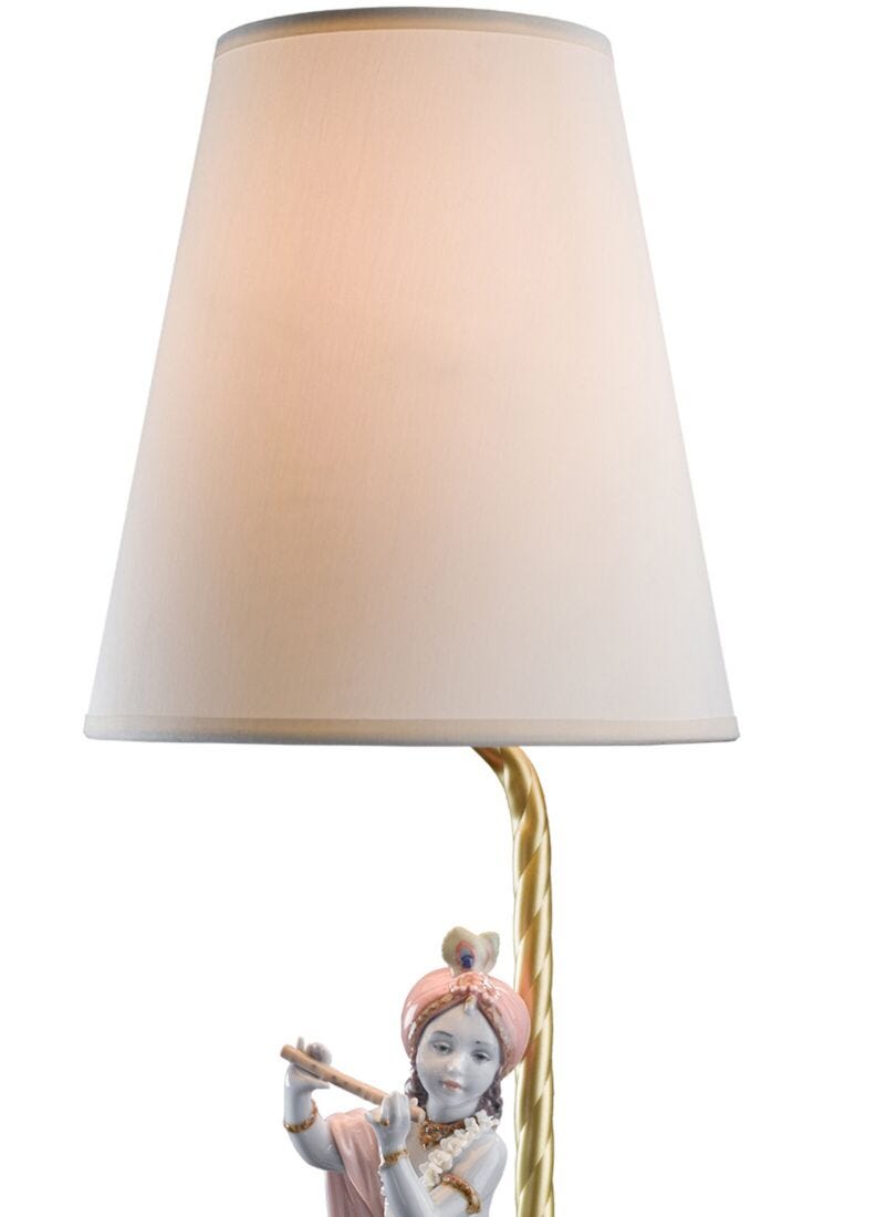 Lord Krishna Table Lamp (UK) in Lladró