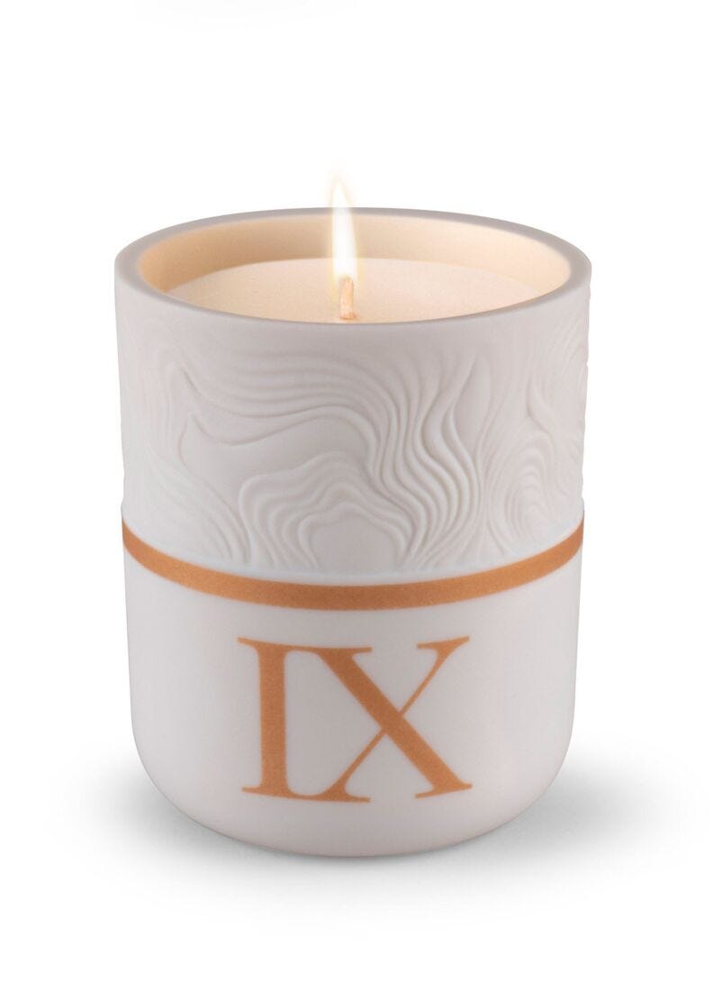 Timeless Candle IX. Gardens of Valencia Scent in Lladró