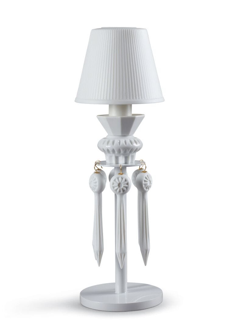 Belle de Nuit Lithophane Table Lamp. White (JP) in Lladró