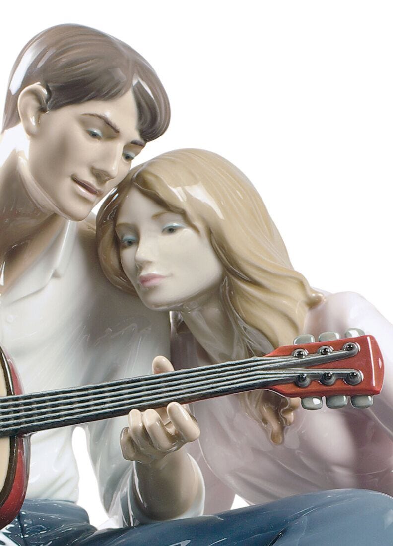 Our Song Couple Figurine in Lladró