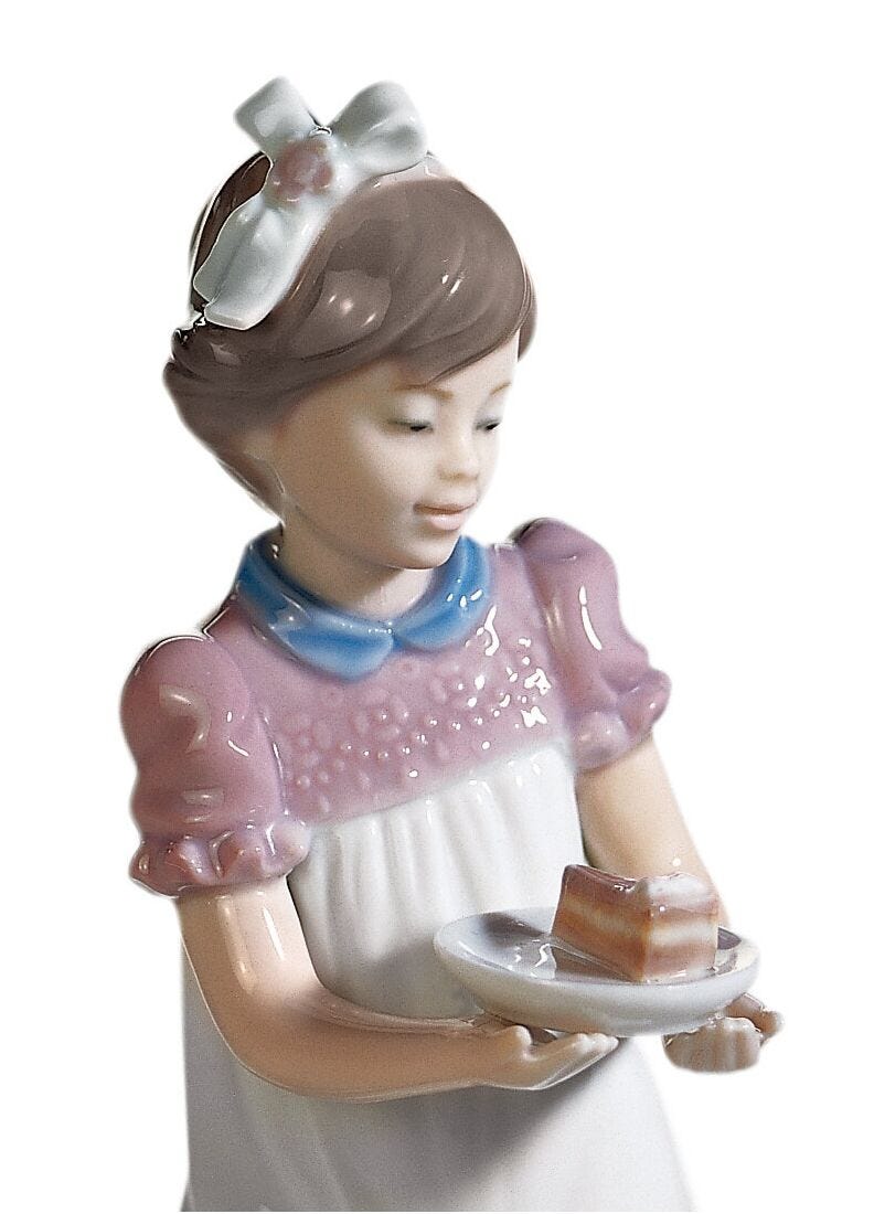 Happy Birthday Girl Figurine in Lladró