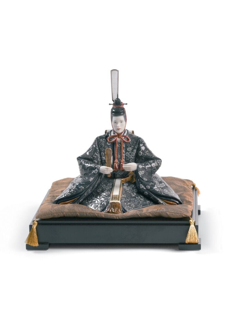 Hina Dolls - Emperor Sculpture. Limited Edition in Lladró