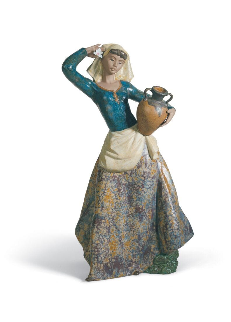 Figurina Donna con brocca in Lladró