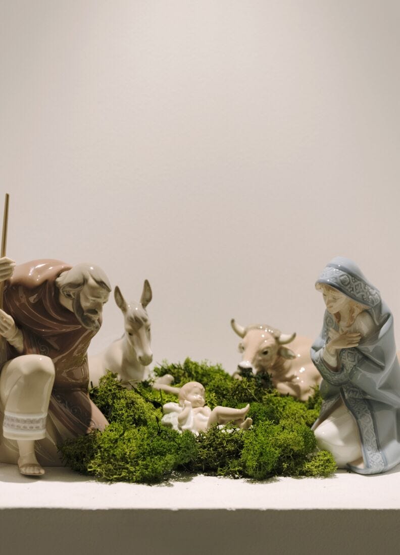 Silent Night Nativity Set in Lladró