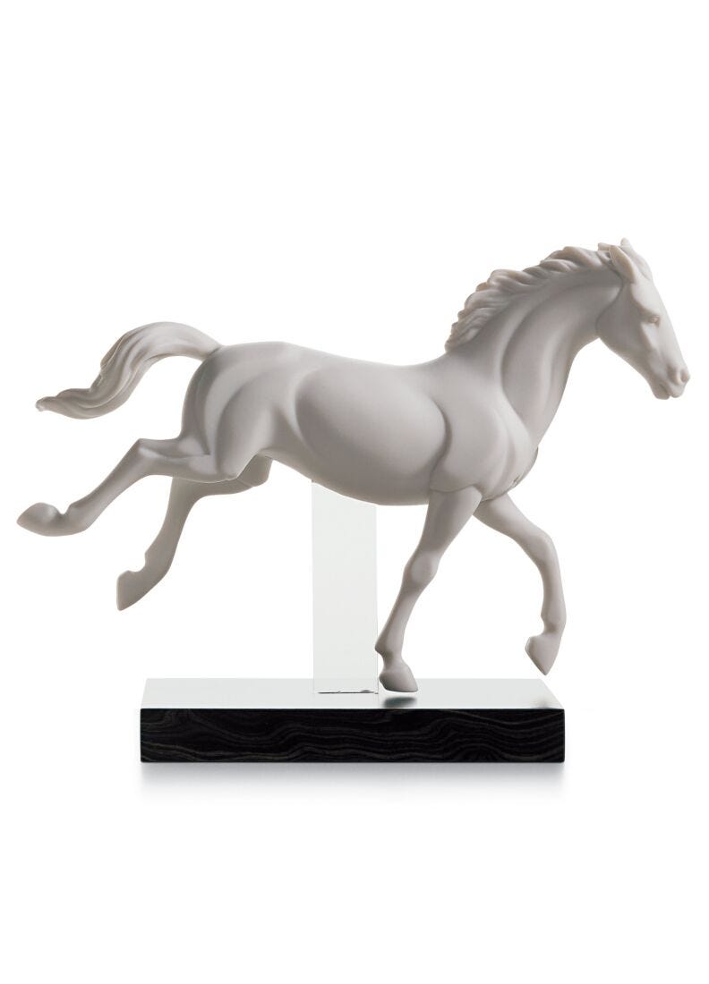 Gallop II Horse Figurine in Lladró