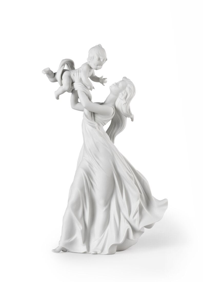 My Little Sweetie Mother Figurine. Matte White in Lladró