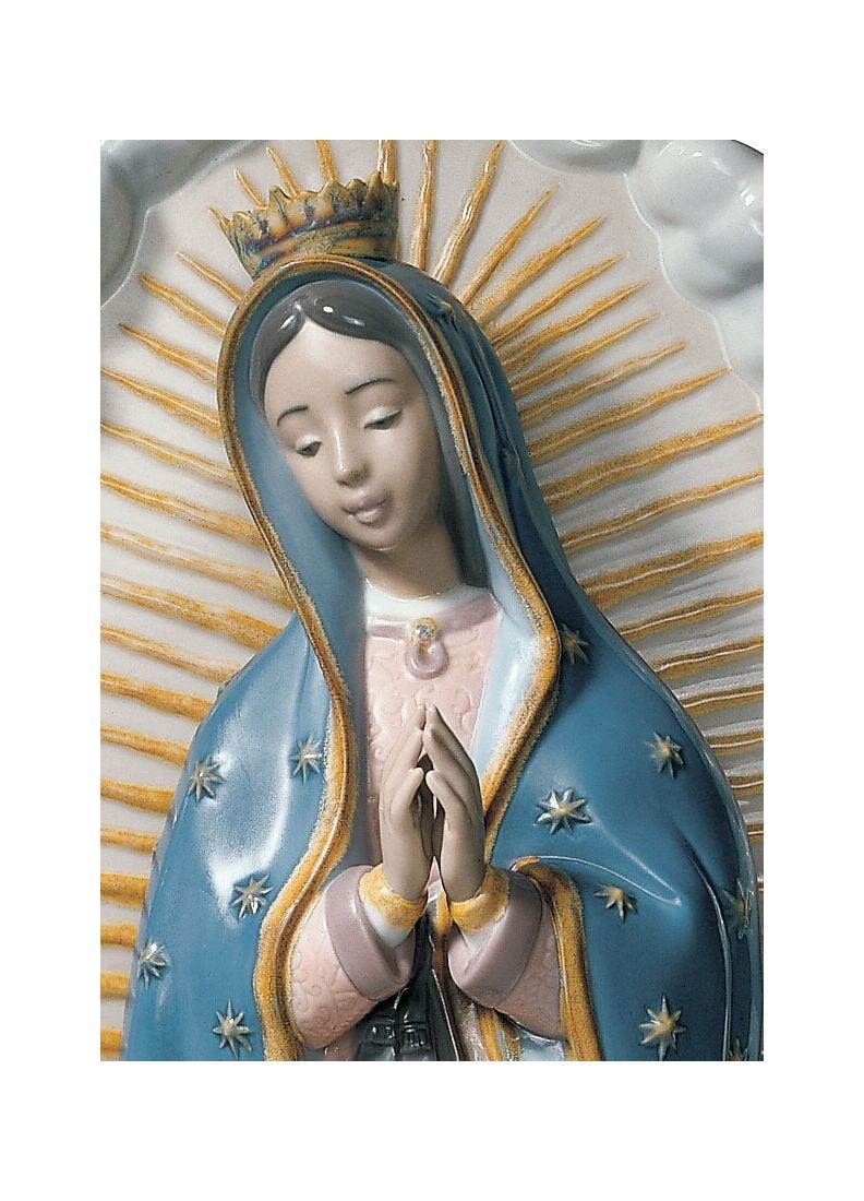 Figura Virgen de Guadalupe en Lladró