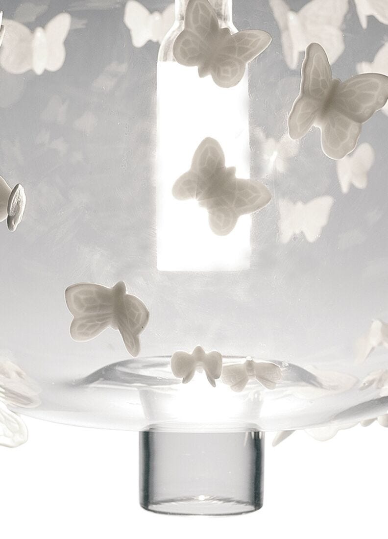 Freeze Frame Butterflies Ceiling Lamp (US) in Lladró