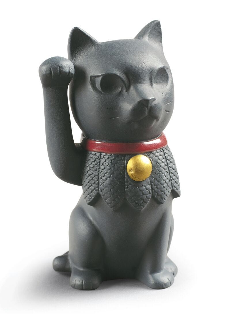 Figurina Maneki Neko in Lladró