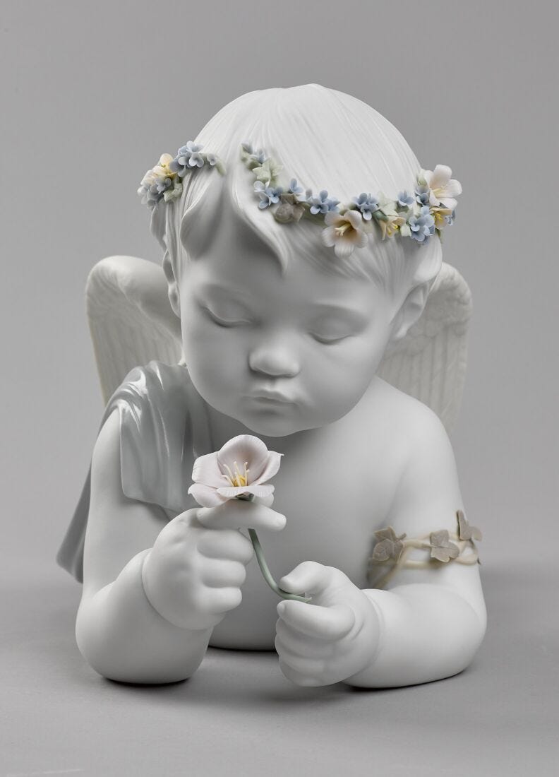 My Loving Angel Figurine in Lladró