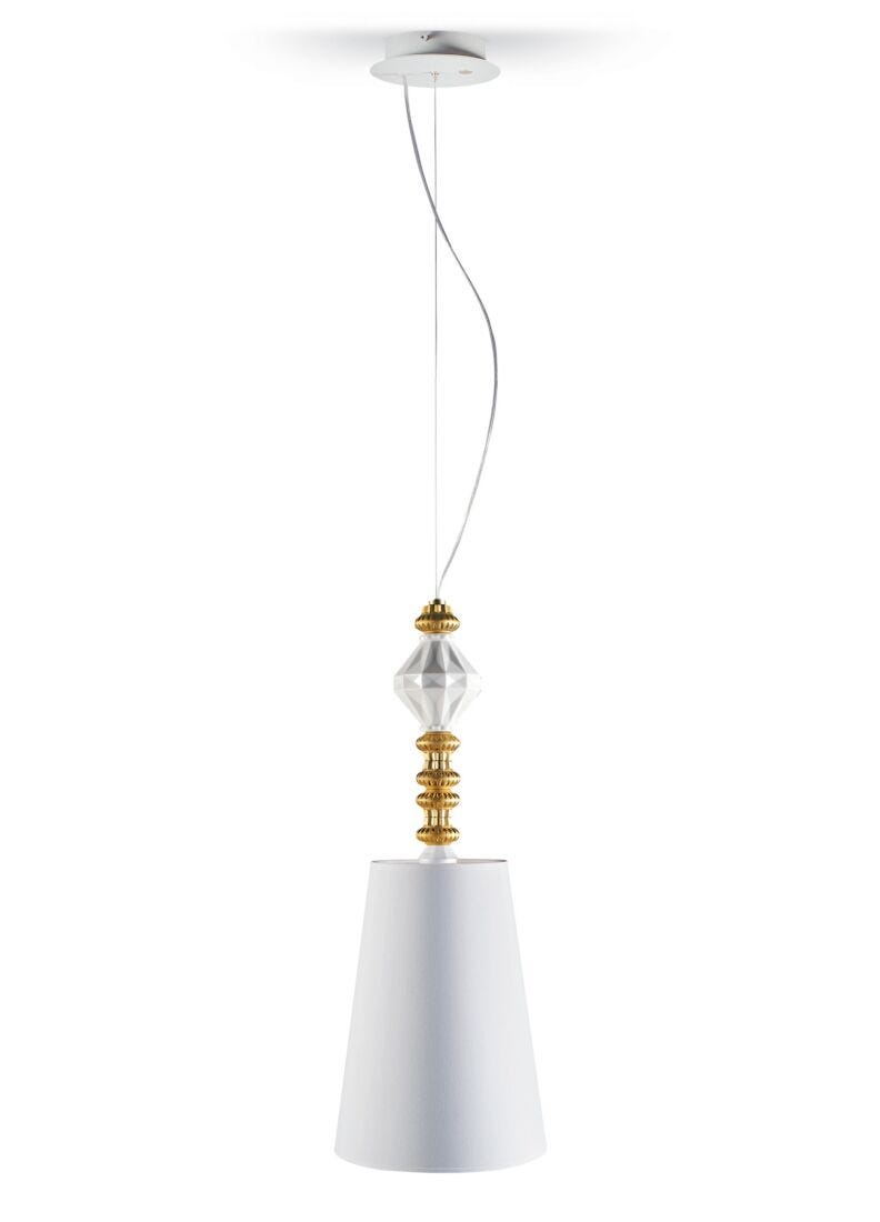 Belle de Nuit Ceiling Lamp I. Golden Luster (CE/UK/CCC) in Lladró