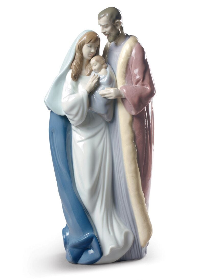 Figurina Sacra Famiglia in Lladró