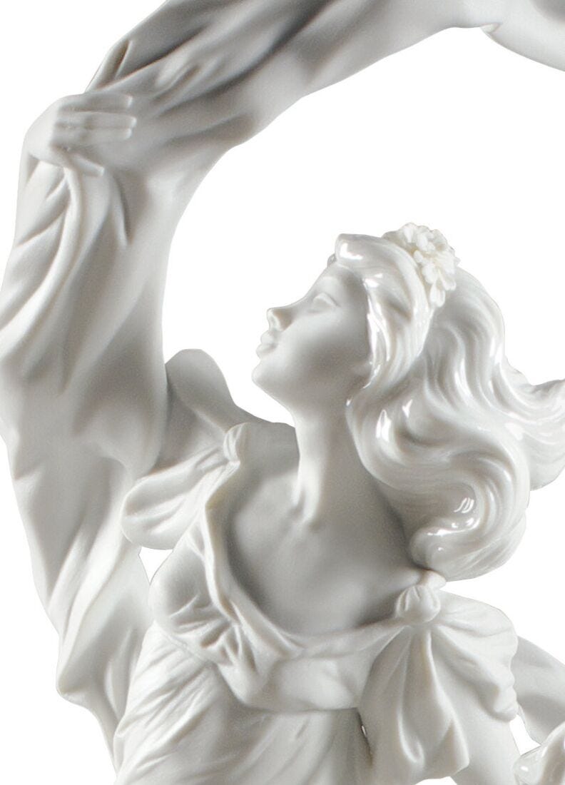 Figurina Donne Allegoria della libertà. Bianco in Lladró