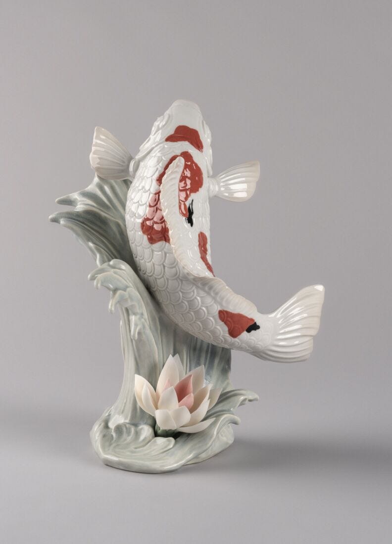 Koi Figurine in Lladró