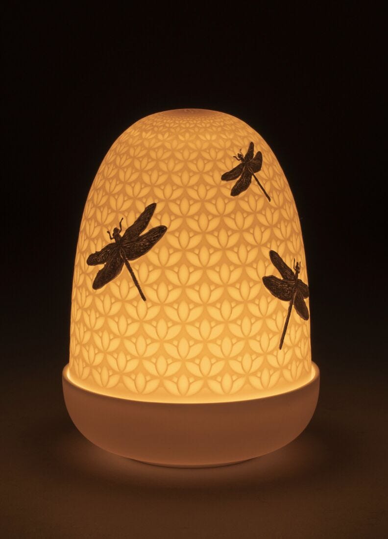 Lampada da tavolo Dragonflies Dome in Lladró