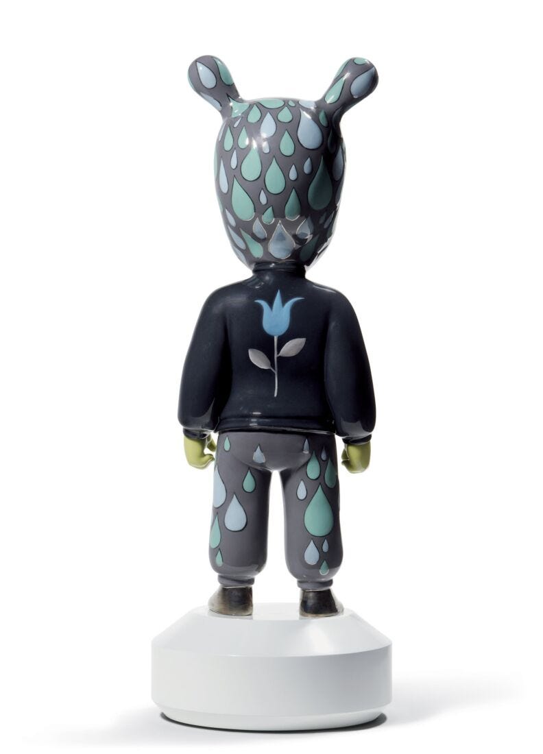 The Guest by Tim Biskup Figurine. Large Model. Limited Edition in Lladró