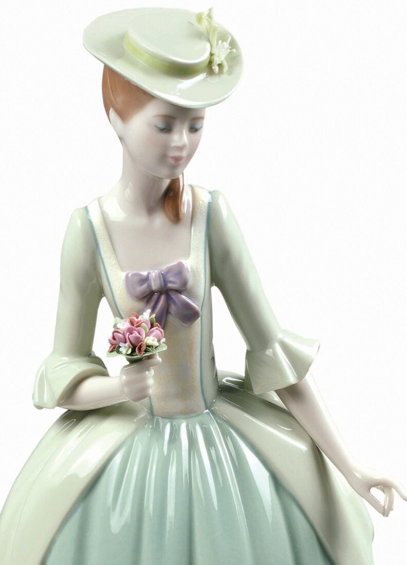 Figura mujer Bouquet para una dama en Lladró