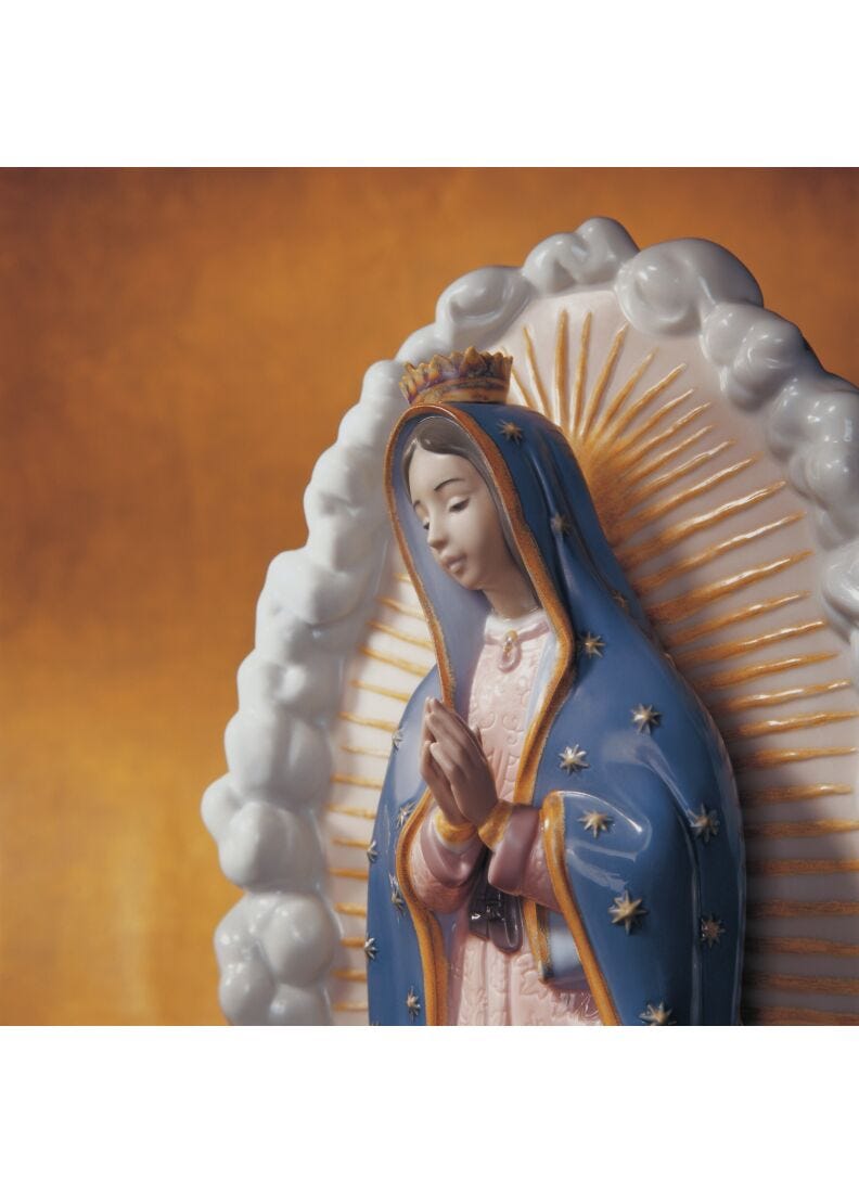 Figura Virgen de Guadalupe en Lladró