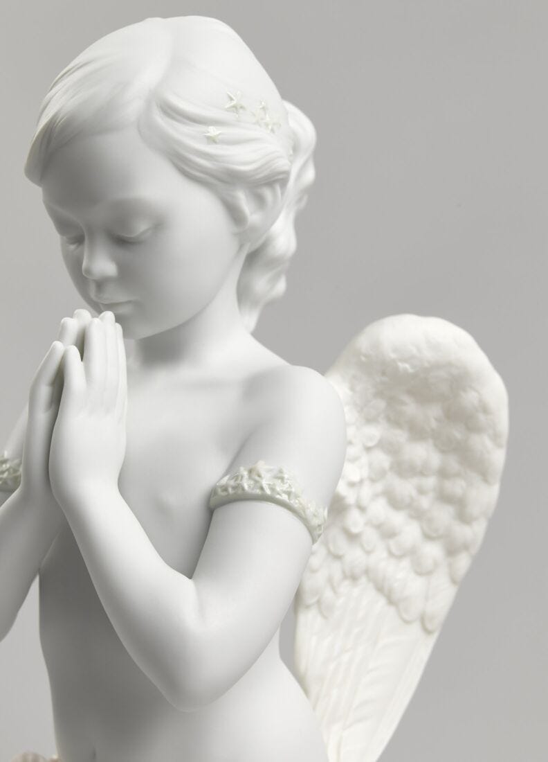 Heavenly Prayer Angel Figurine in Lladró