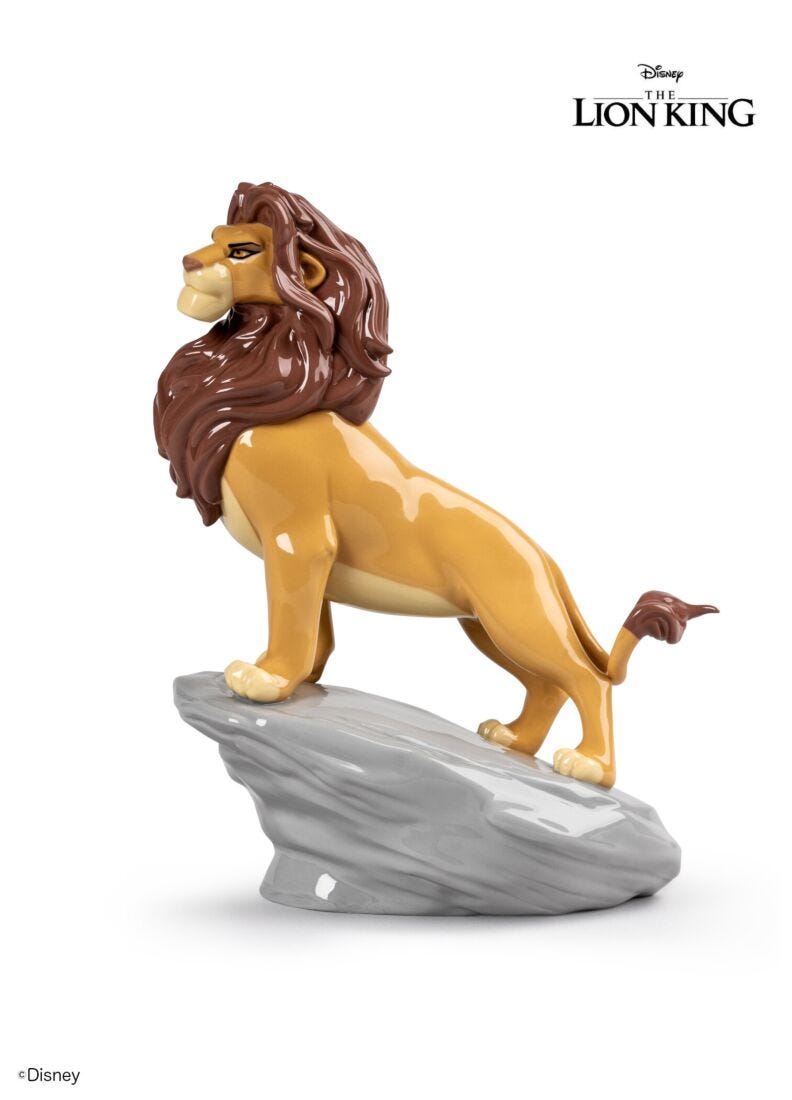 Simba Figurine in Lladró