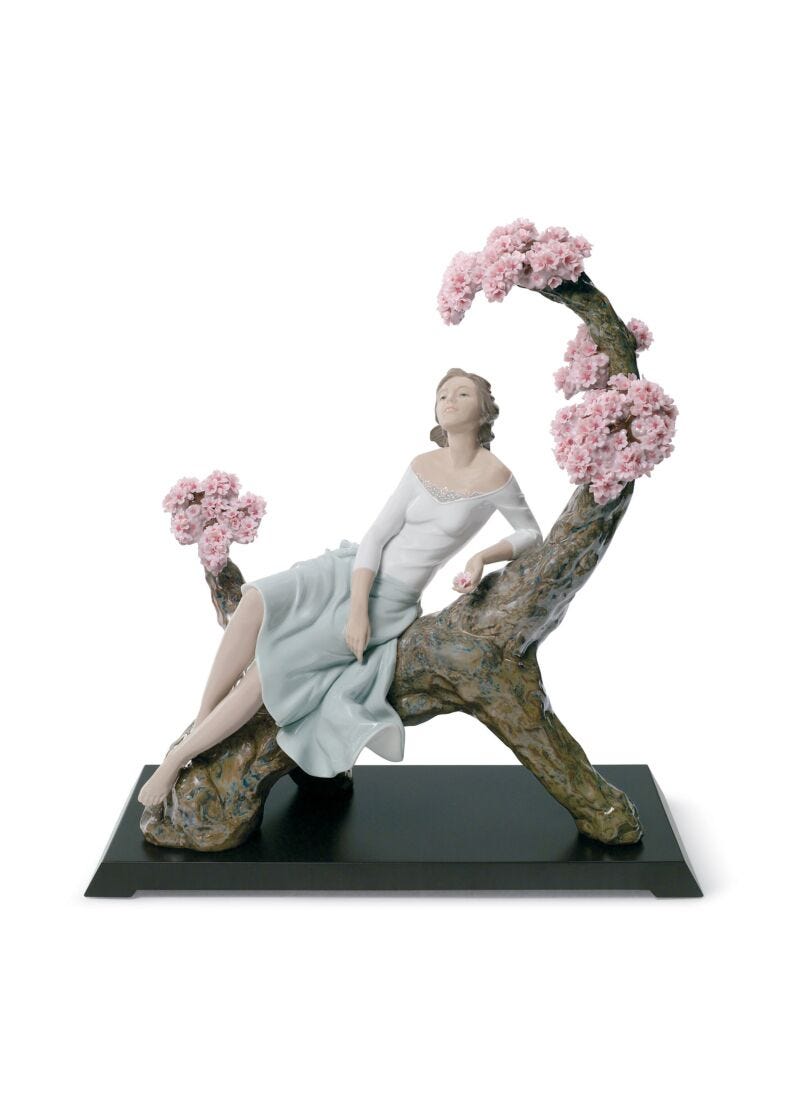 Figurina Stagione fiorita - Dama Edizione limitata in Lladró