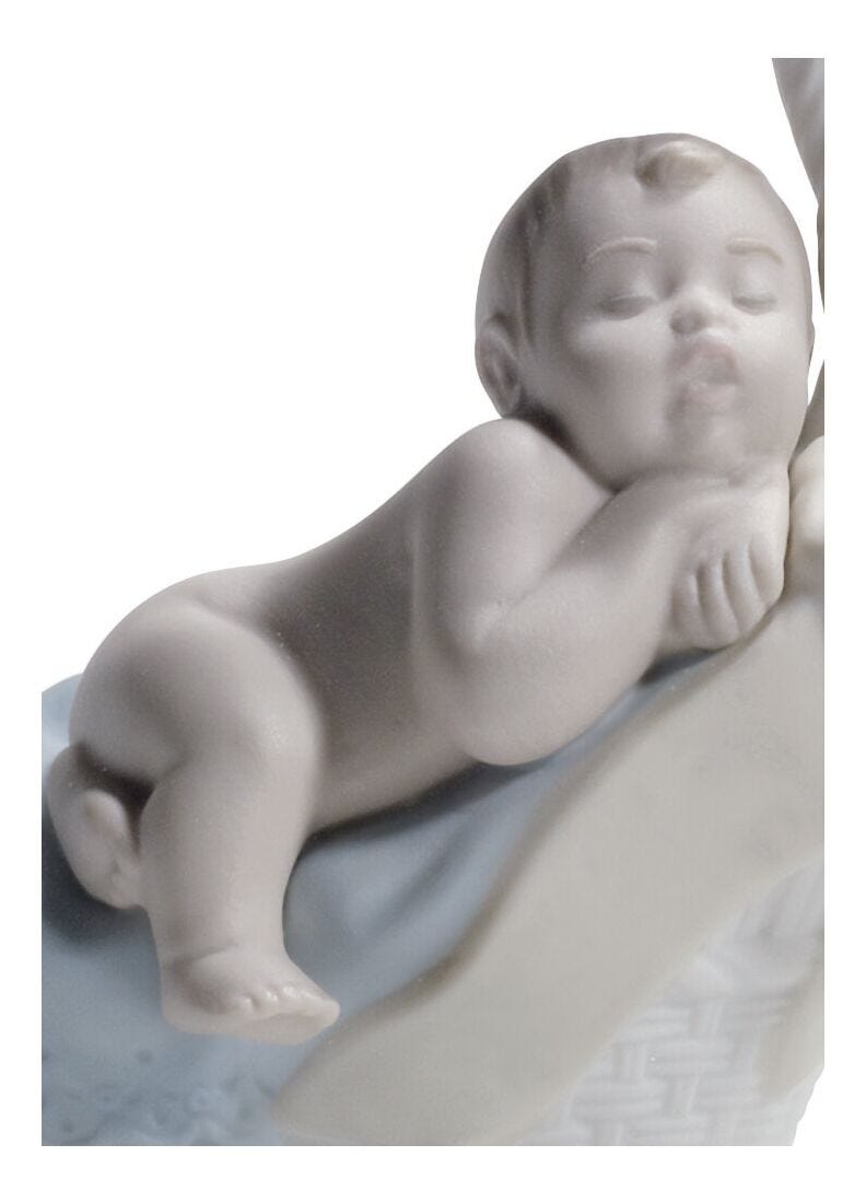Newborn Boy Figurine in Lladró