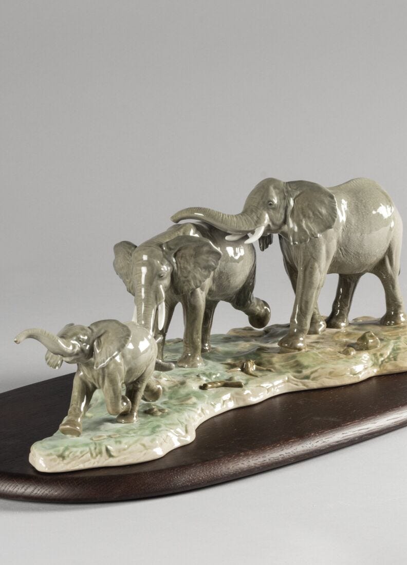 We Follow in Your Steps Elephants Sculpture, 3 of 6
