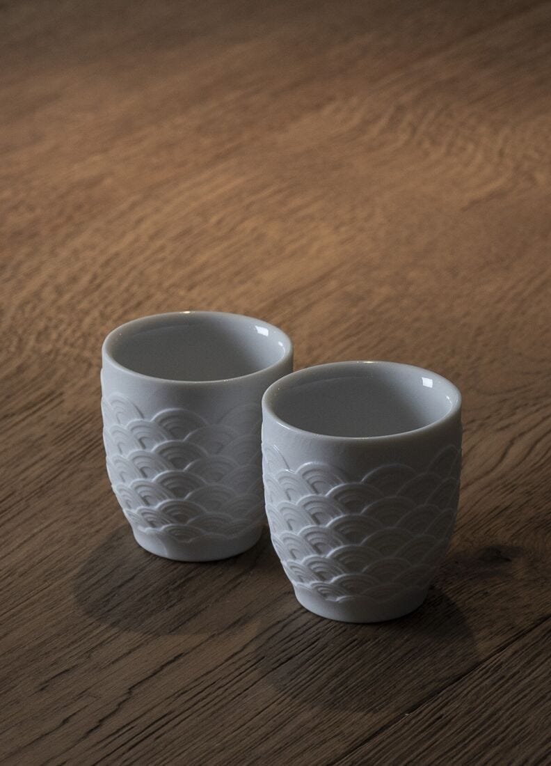 Koi Sake Cups in Lladró