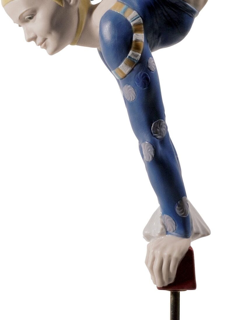 Figurina Acrobata alla sbarra. Edizione limitata in Lladró