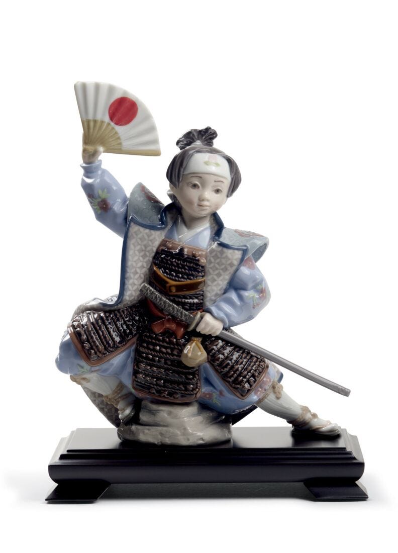 Figura Momotaro. Serie limitada en Lladró