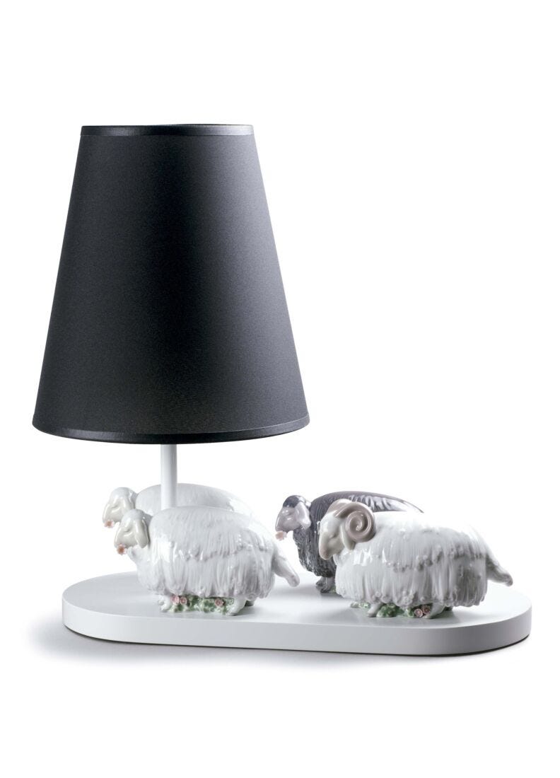 Flock of sheep - Lamp (CE) in Lladró