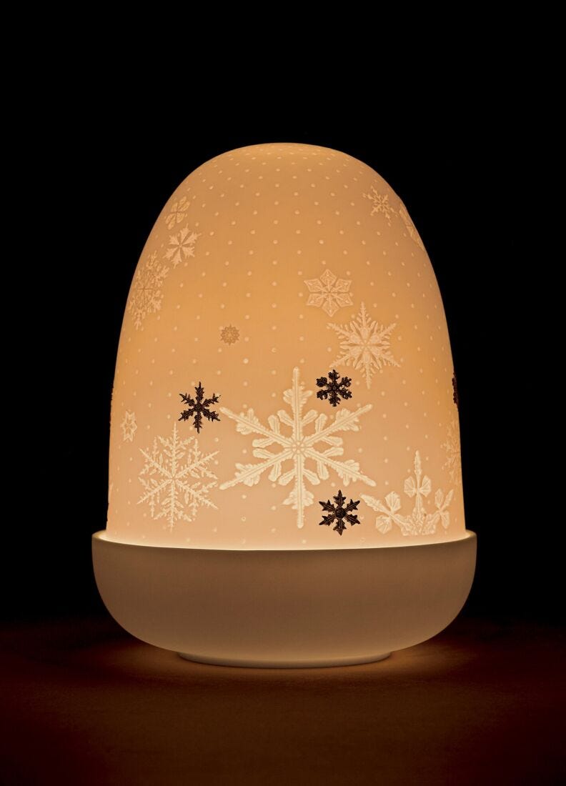 Snowflakes Dome Table Lamp in Lladró