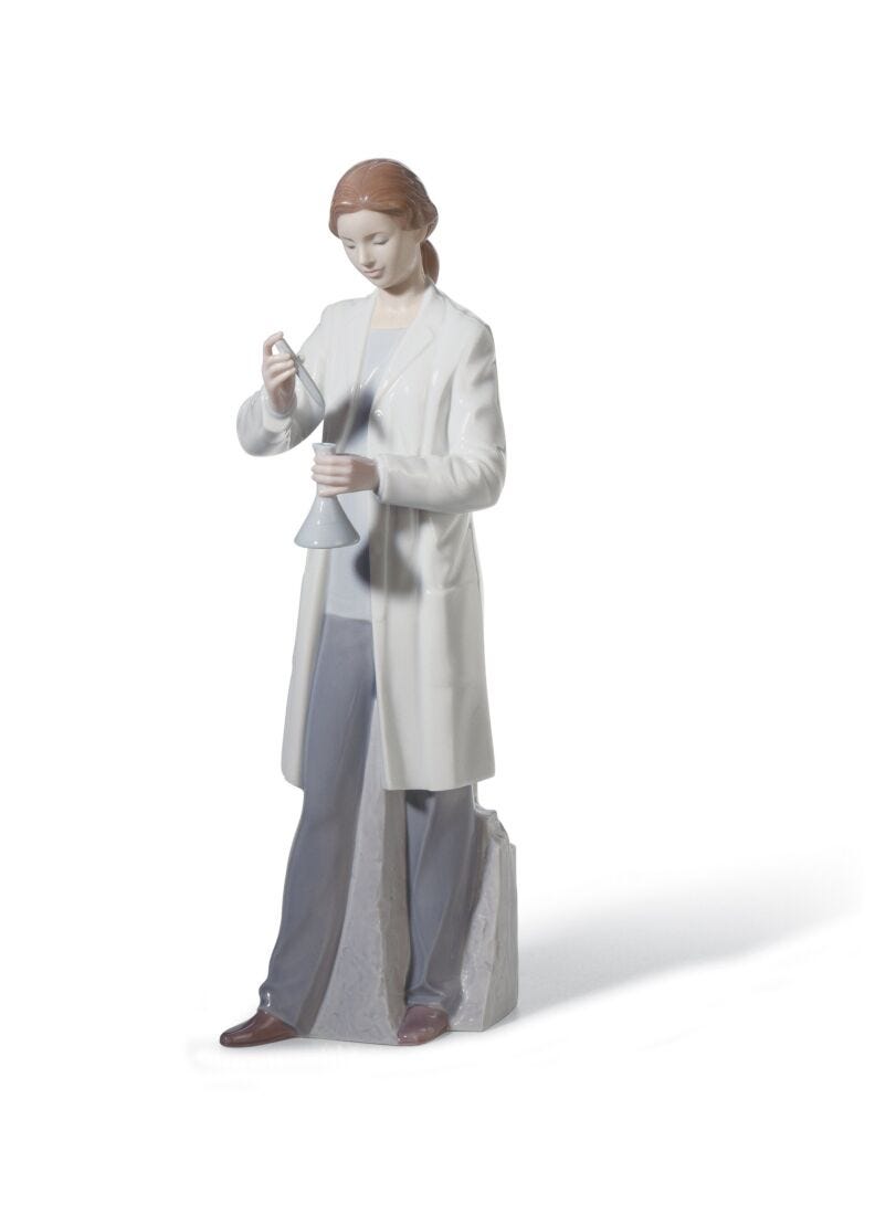 Figurina Donna Nel laboratorio in Lladró