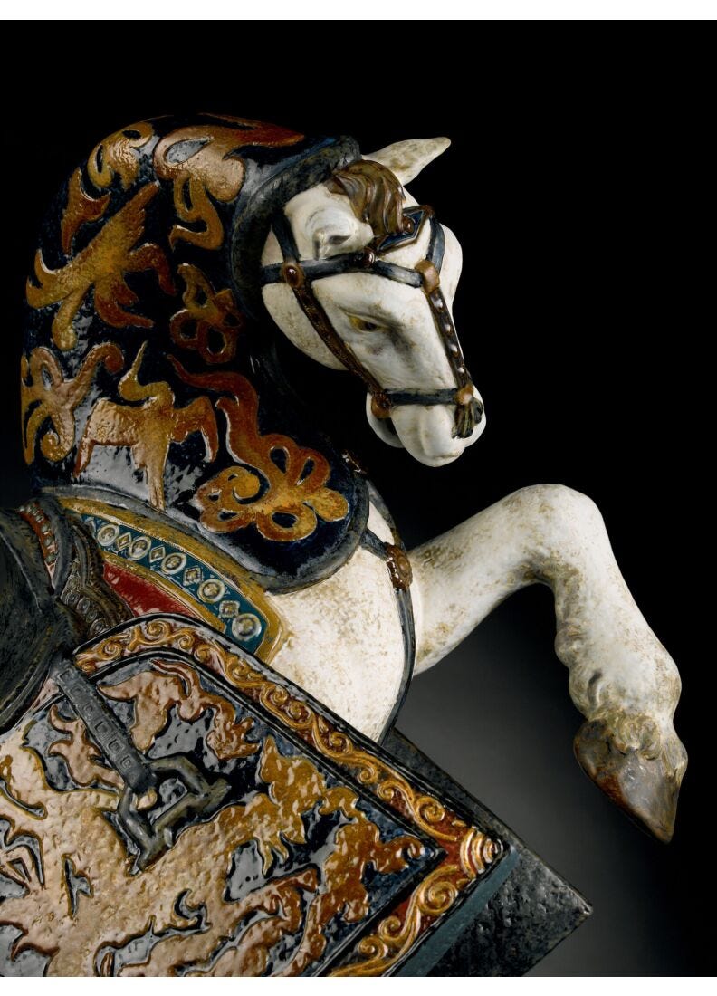 Oriental Horse Sculpture. Limited Edition in Lladró