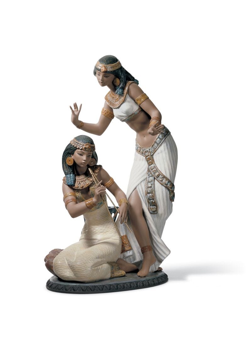 Dancers from The Nile Figurine in Lladró