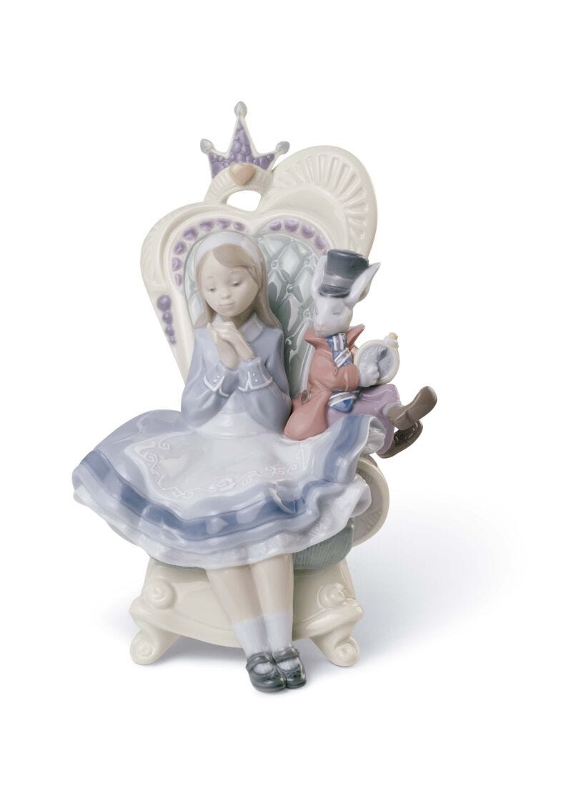 Figurina Alice nel Paese delle Meraviglie in Lladró