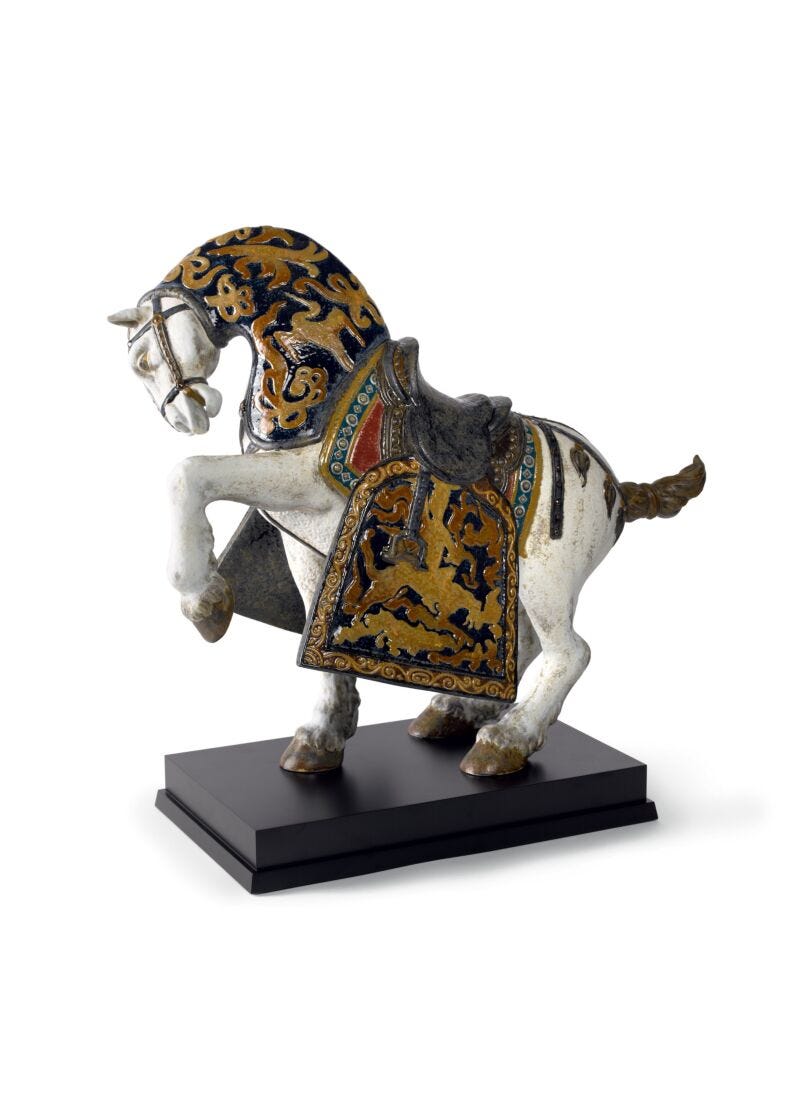 Oriental Horse Sculpture. Limited Edition in Lladró