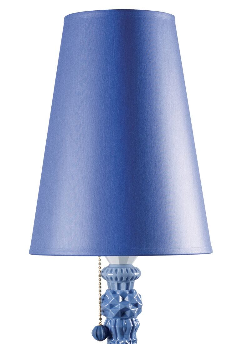 Belle de Nuit Table Lamp. Blue (CE) in Lladró