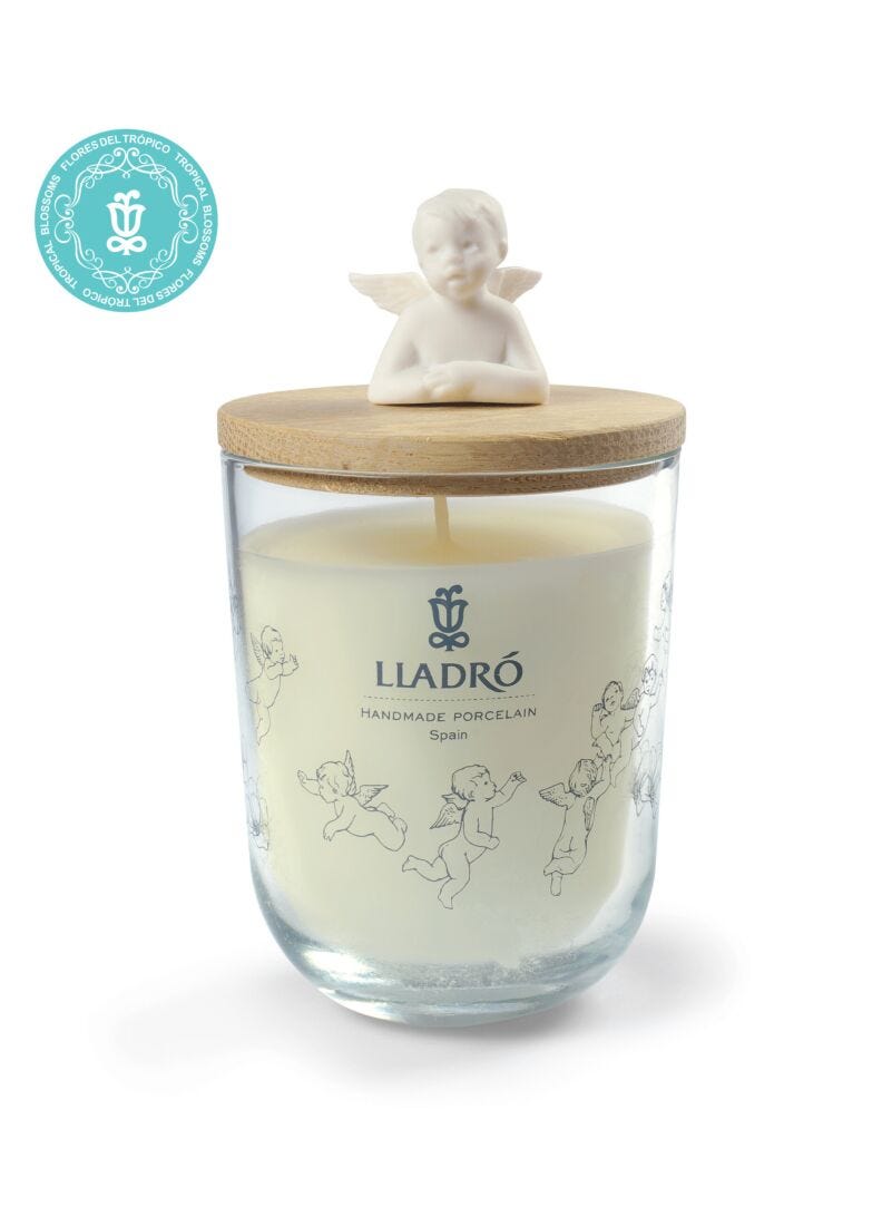 Thinking of You Candle. Tropical Blossoms Scent in Lladró
