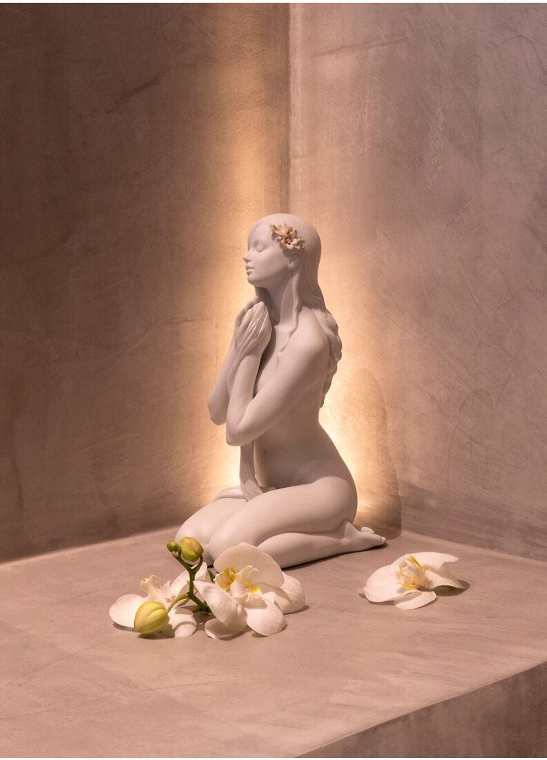 Inner Peace Woman Figurine in Lladró