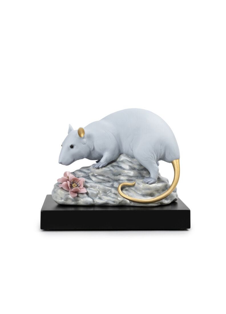 The Rat Figurine. Limited Edition in Lladró