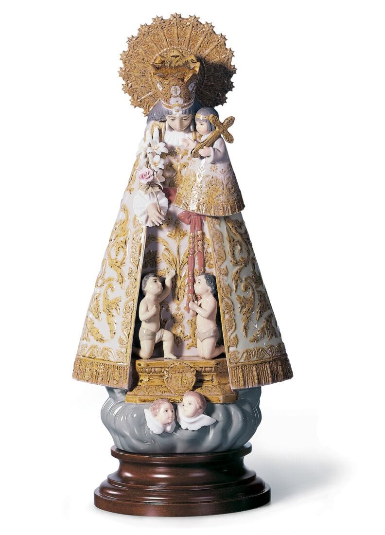 Figura Virgen de los Desamparados. Serie numerada en Lladró