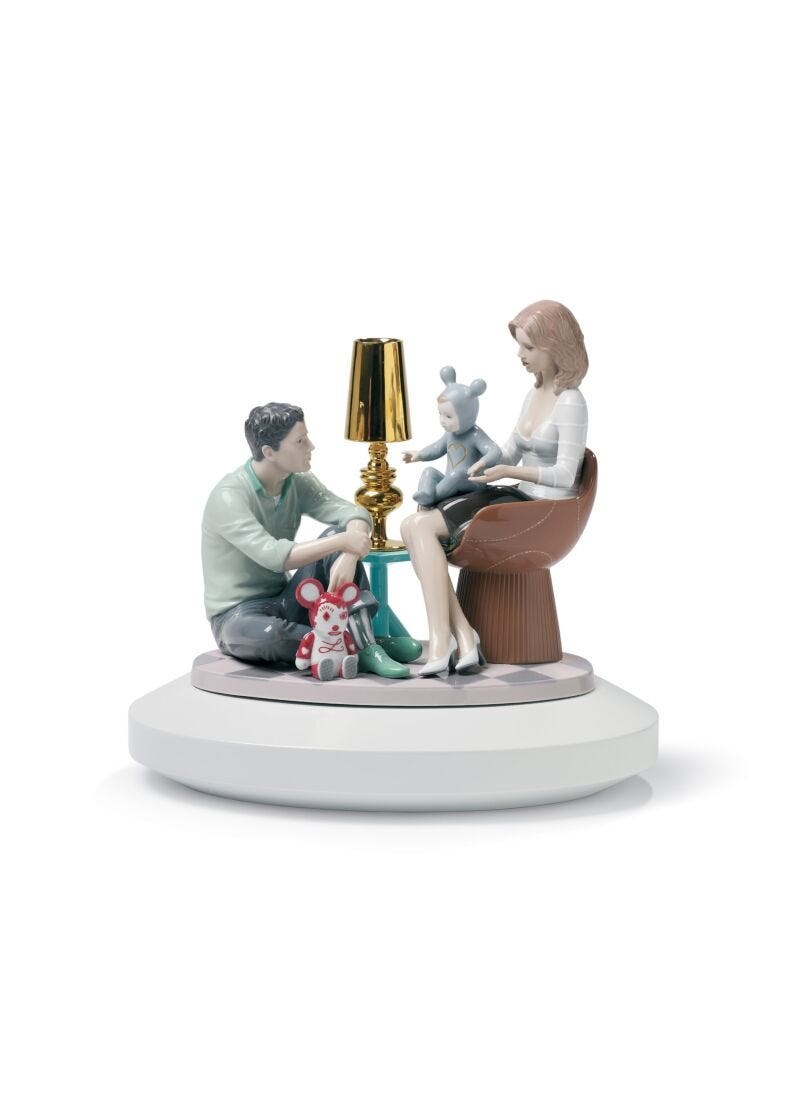 The Family Portrait Figurine. By Jaime Hayon in Lladró