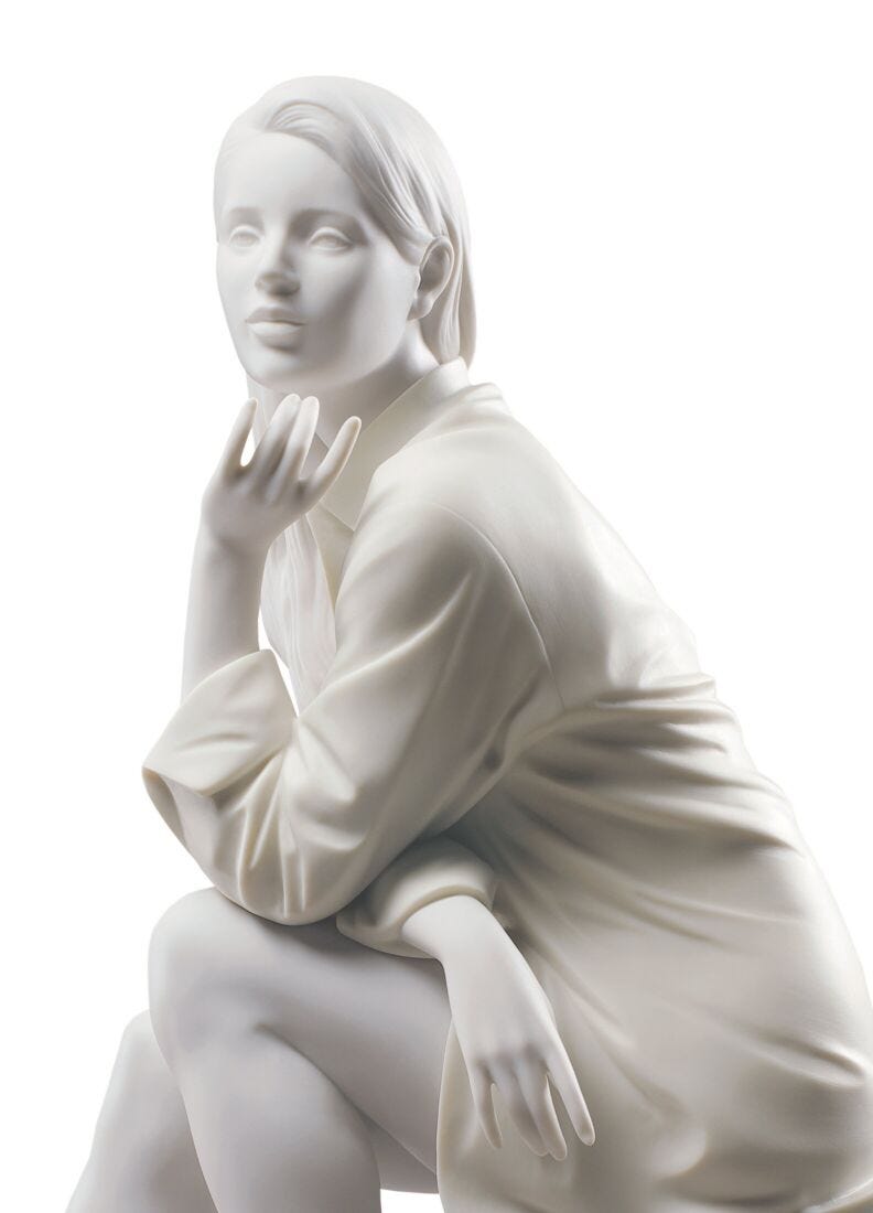 In My Thoughts Woman Figurine, 4 of 5