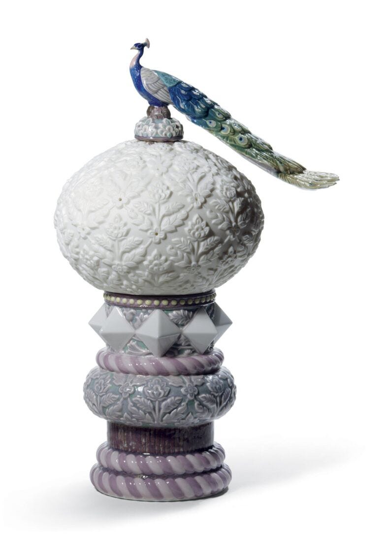 Peacock Table Lamp, 1 of 1