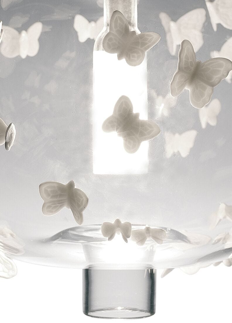 Freeze Frame Butterflies Ceiling Lamp (CE/UK) in Lladró