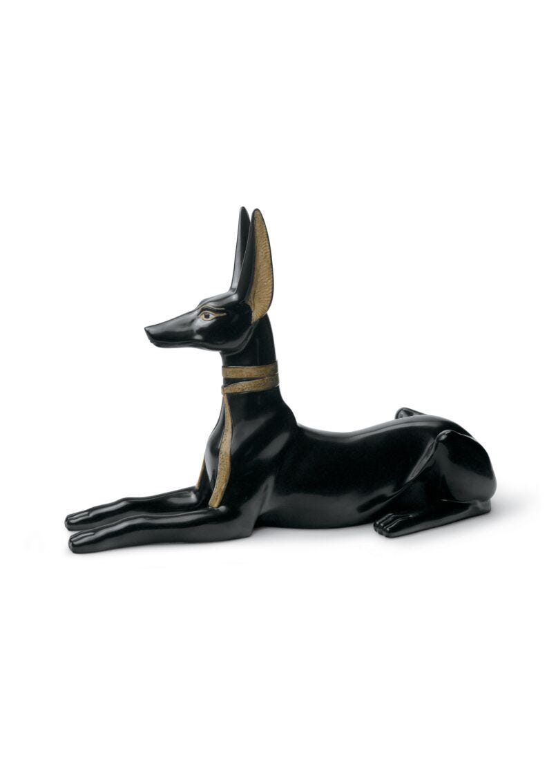 Anubis Dog Figurine in Lladró